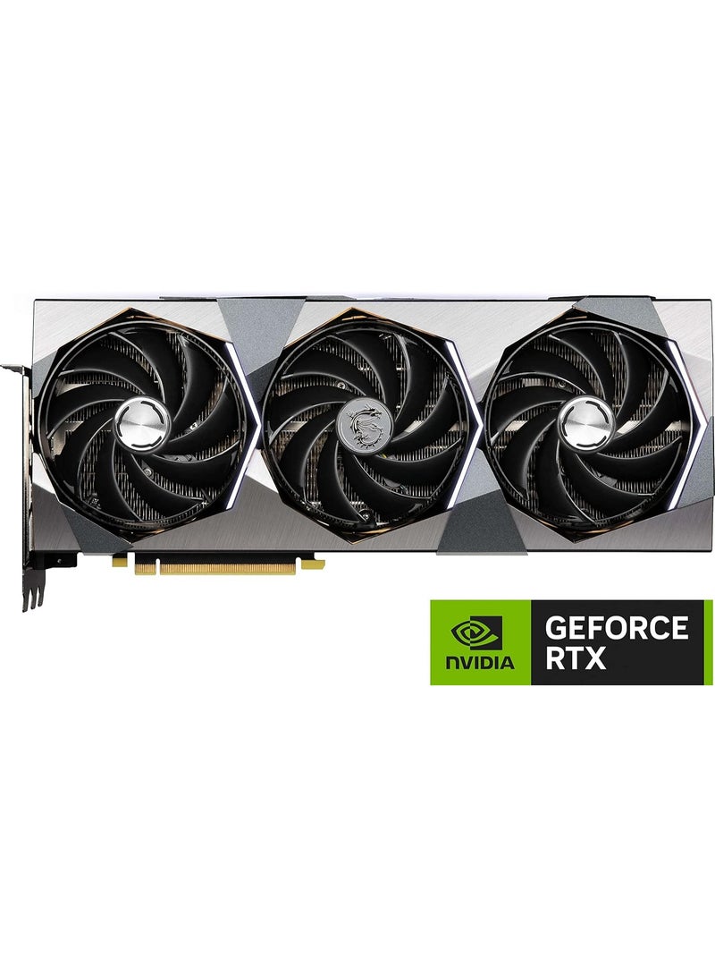 إم اس أي Gaming GeForce RTX 4070 Ti, 12GB GDRR6X, 192-Bit, Extreme Clock: 2790 MHz, HDMI/DP Nvlink Tri-Frozr 3 Ada Lovelace Architecture Graphics Card (RTX 4070 Ti SUPRIM X 12G) - Image 2